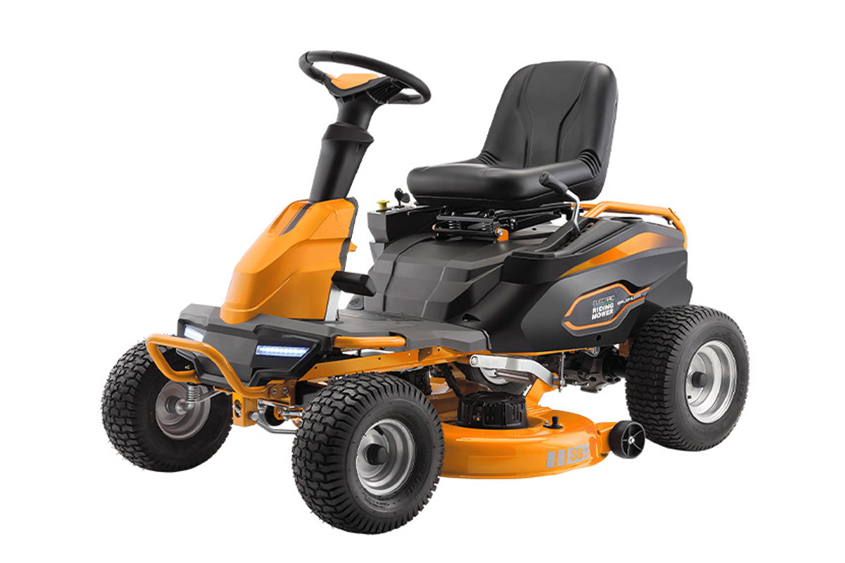 The Villager Capricorn 38 electric riding mower is available for purchase on toprools.com. It is a modern electric ride-on mower designed for large lawns up to 6000 m²