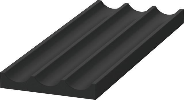 DURAVIT Universal Schubladeneinteilung 100x321 mm in Mattschwarz – MDF Inneneinteilung