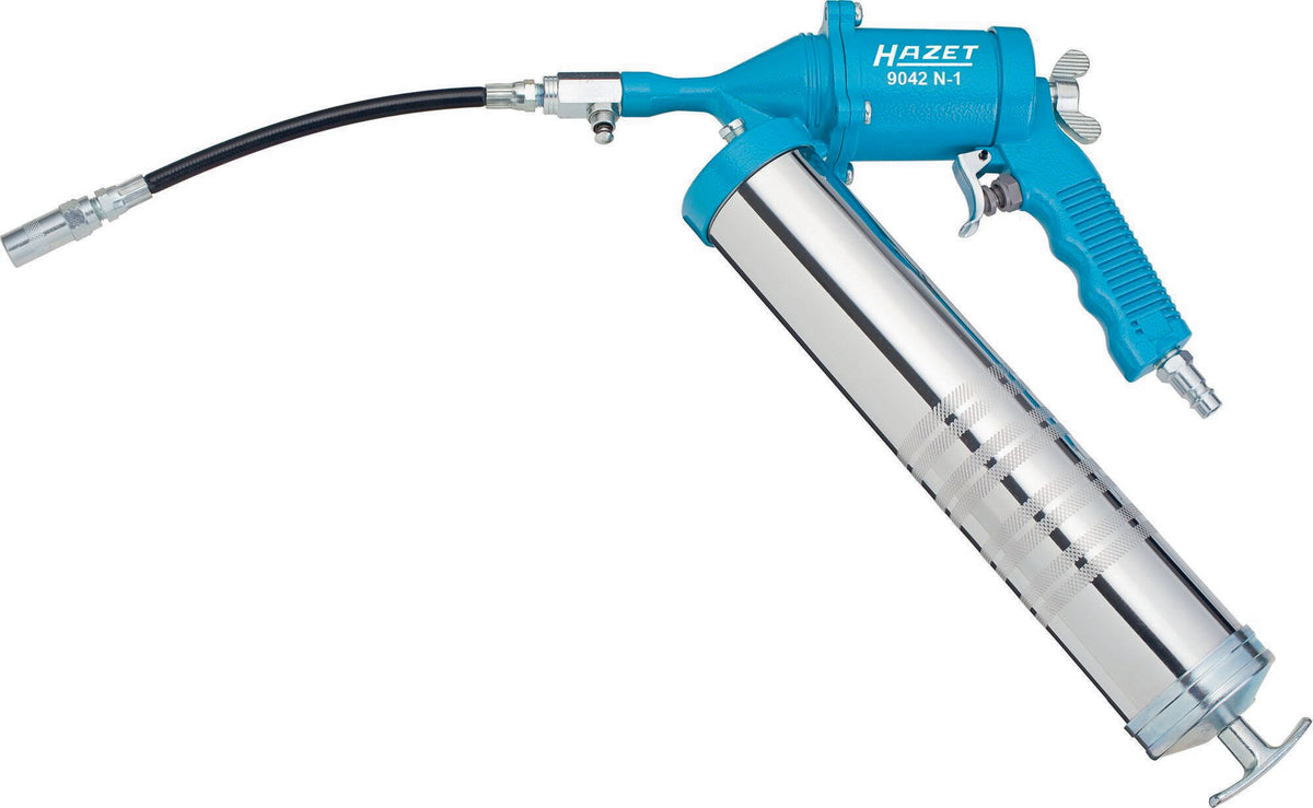 HAZET Druckluftfettpresse 9042N-1 – 230 l/min, 400 ml, 6,3 bar