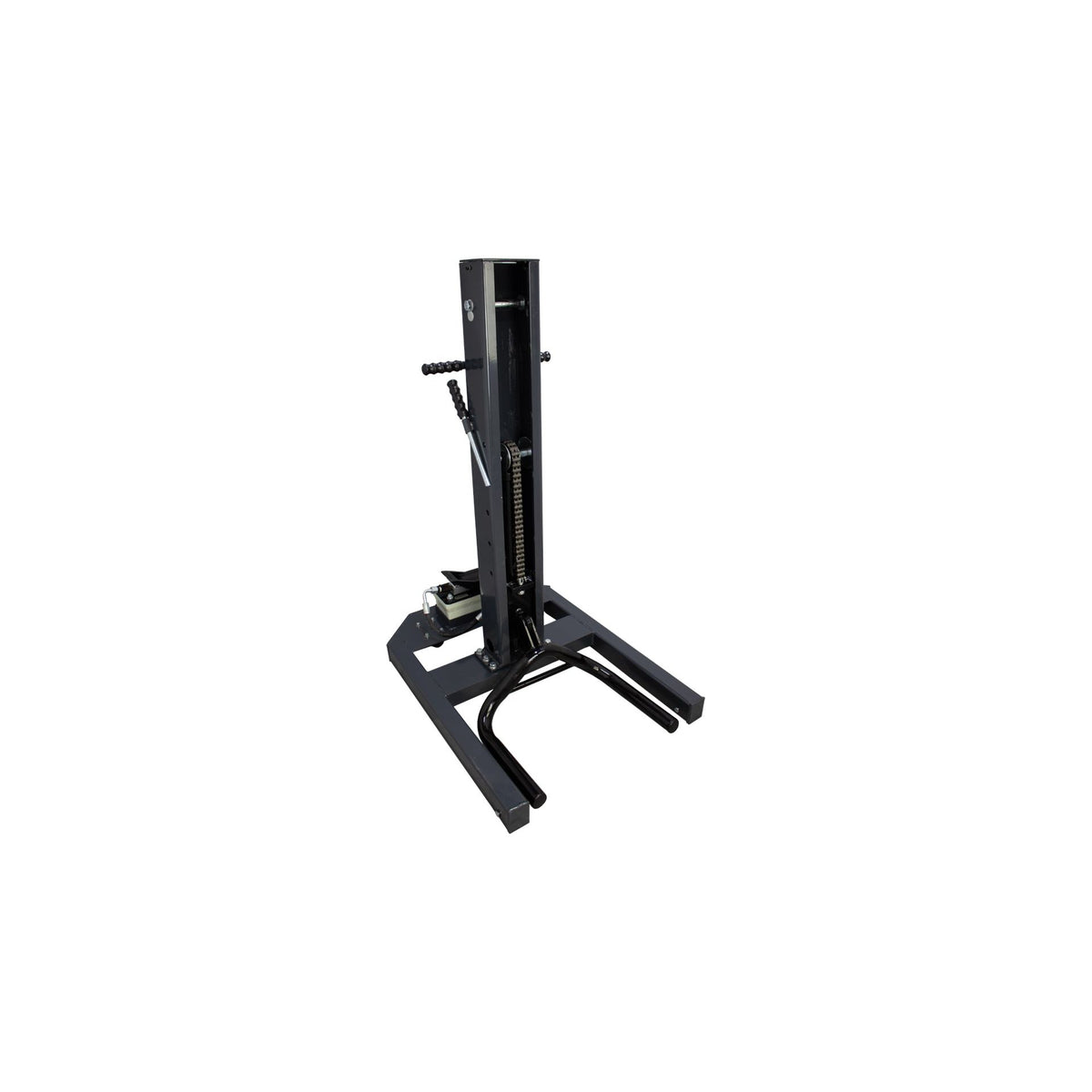 KROFtools Hebebühne Radgreifer, Radlifter hydraulisch, Reifenlift Radmontageheber mobil - 9850