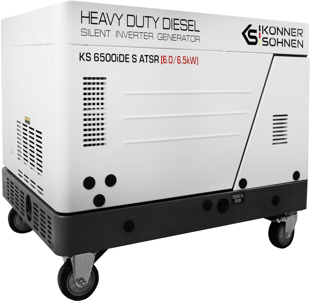 KÖNNER & SÖHNEN Stromerzeuger KS 6500iDE S ATSR 6 kW Diesel – Inverter mit ATS