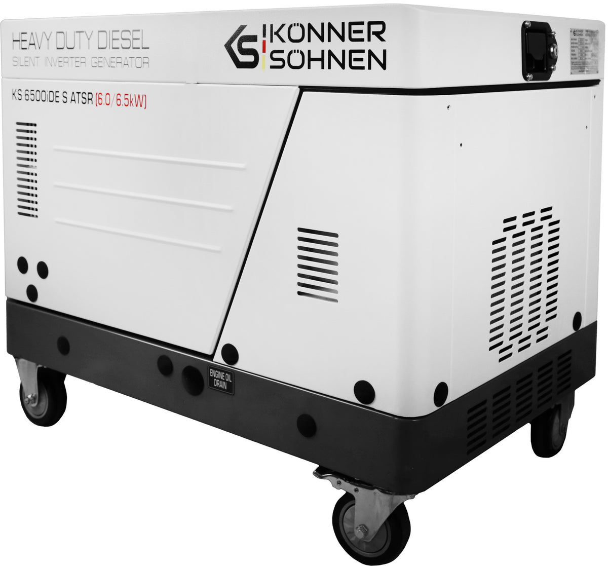 KÖNNER & SÖHNEN Stromerzeuger KS 6500iDE S ATSR 6 kW Diesel – Inverter mit ATS