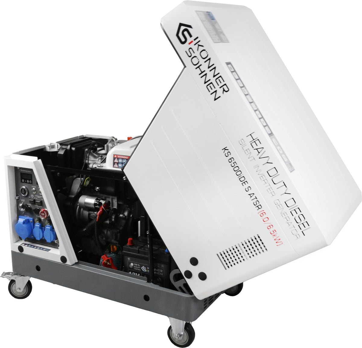 KÖNNER & SÖHNEN Stromerzeuger KS 6500iDE S ATSR 6 kW Diesel – Inverter mit ATS