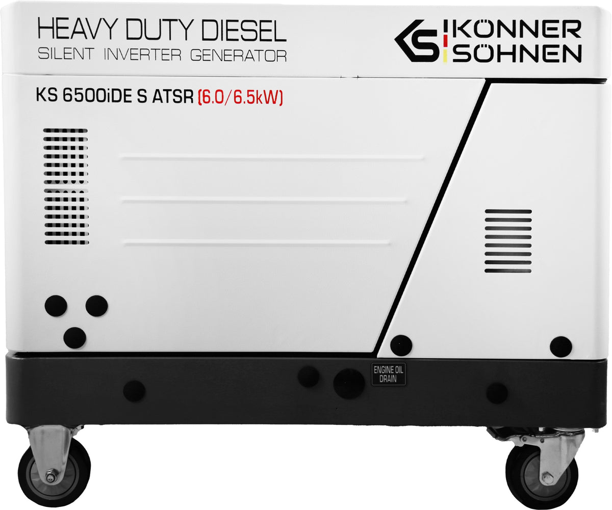 KÖNNER & SÖHNEN Stromerzeuger KS 6500iDE S ATSR 6 kW Diesel – Inverter mit ATS