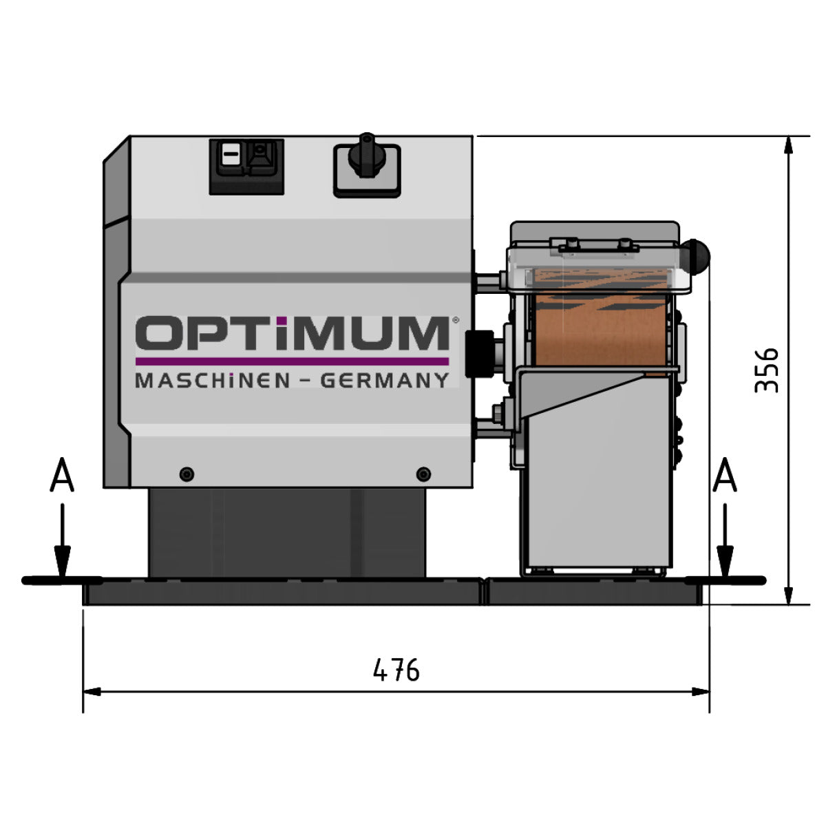 Optimum OPTIgrind Universalschleifmaschine GB 100S - Art. 3101660