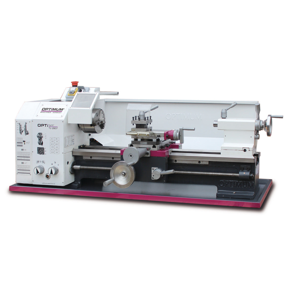 Optimum OPTIturn Leitspindeldrehmaschine TU 2807 (400 V) - Art. 3427003