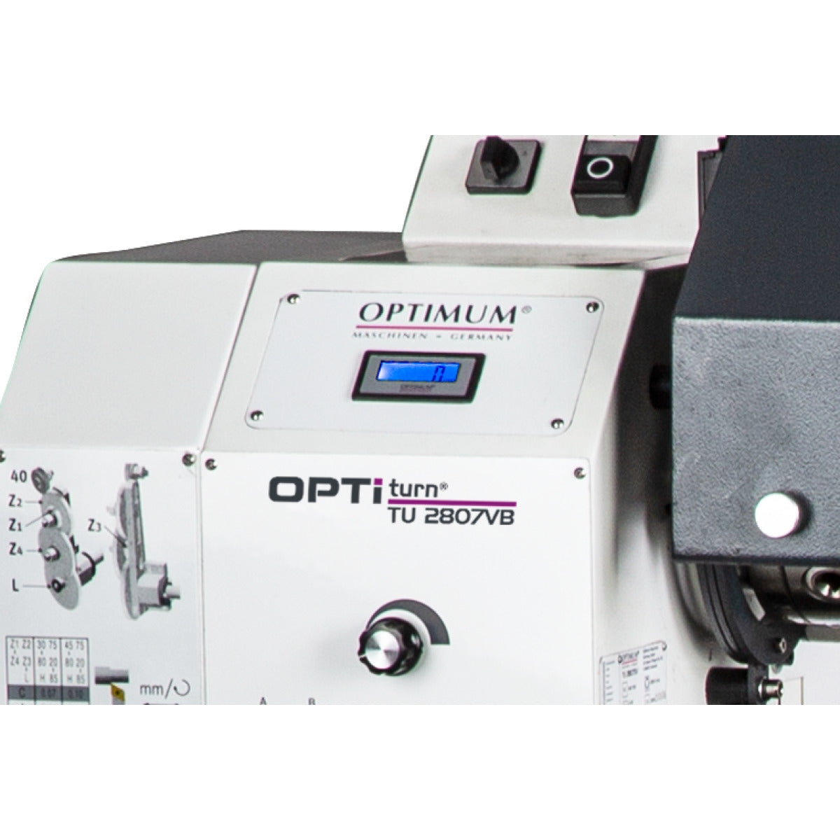 Optimum OPTIturn Leitspindeldrehmaschine 2807VB - Art. 3427010