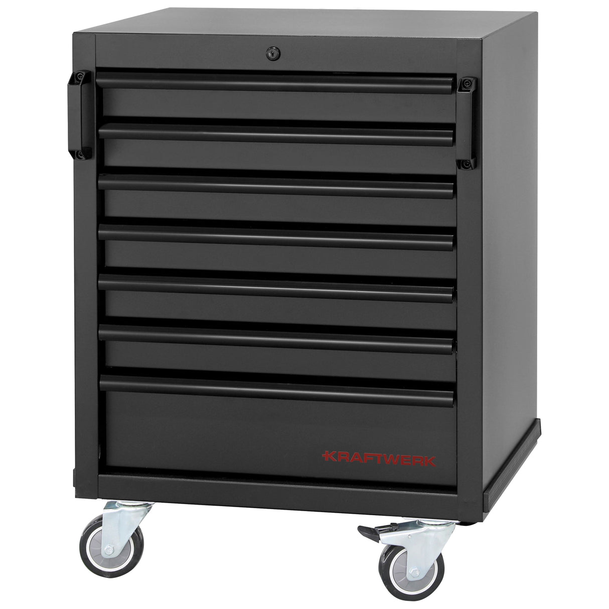 KRAFTWERK MOBILIO-EX 6er Werkbank-Kombi – Modular, flexibel & mit Buche-Arbeitsplatte - KW-3964K-BLK-017-EX