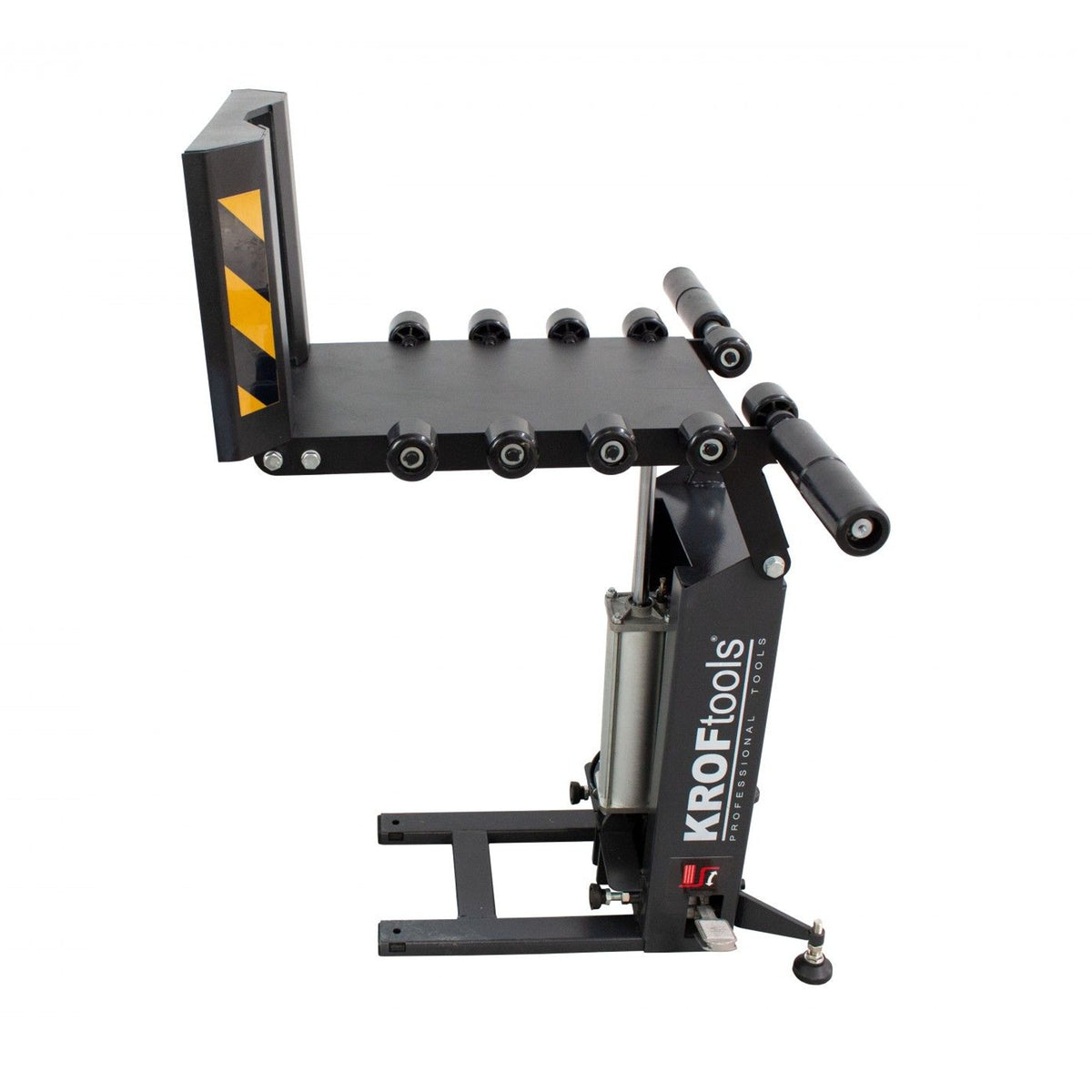 KROFtools 70 kg Reifenheber für Reifenmontiermaschinen, Radlifter, Reifen Lift, Pneumatischer Antrieb - Radheber Lifter - 9024