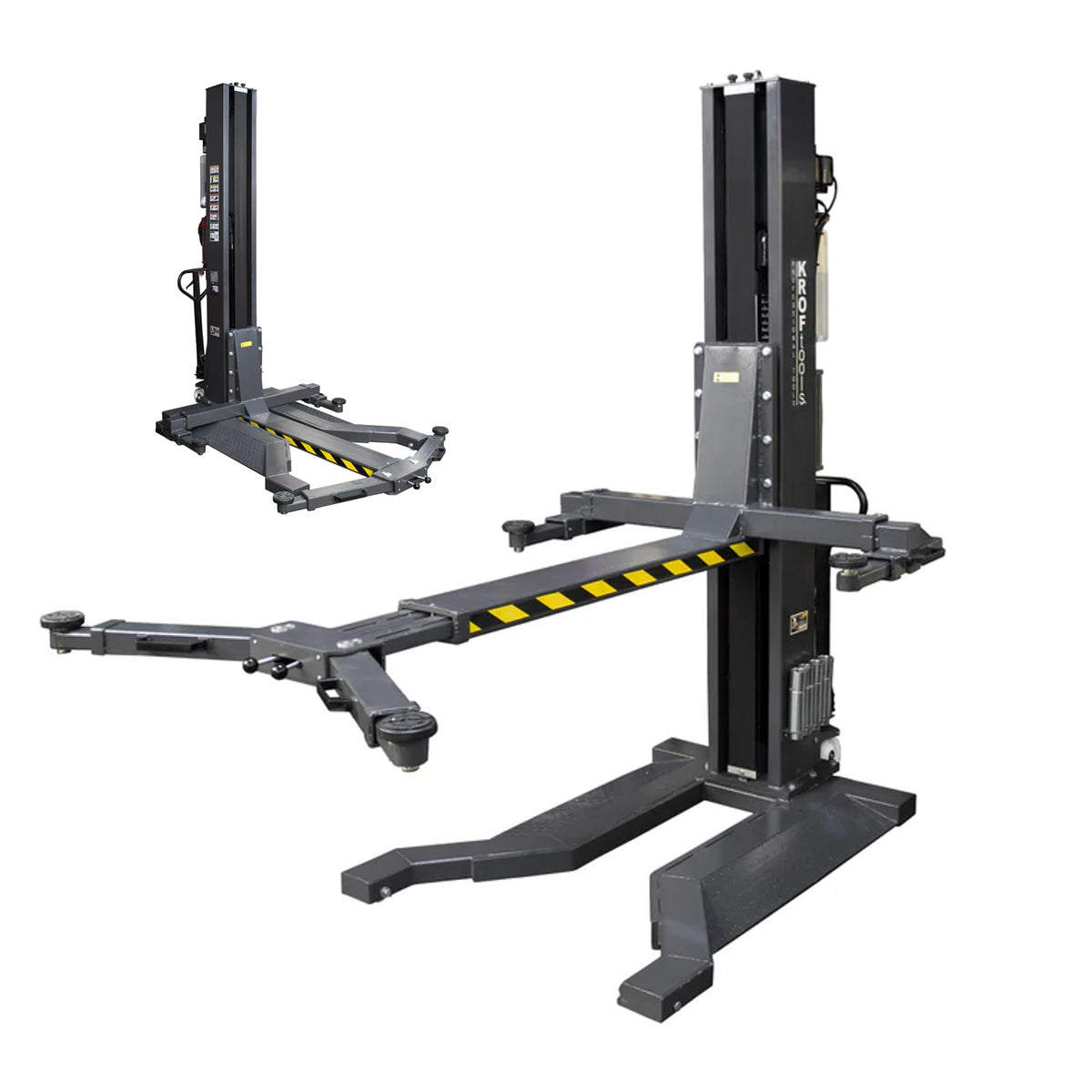 KROFtools 2.7 t 1 Säulen Hebebühne - Mobil Portabel 2700kg Pfosten - 9847