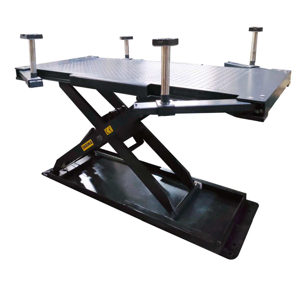 KROFtools 3.000kg Scheren-Hubtisch mit Einfach-Schere, Universal elektrisch Hubtisch, 3to Scherenhebebühne 400V - 9819