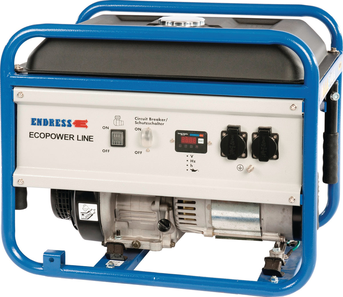 ENDRESS Stromerzeuger ESE 3000 BS – 2,5 kVA Benzin Generator mit AVR & Ölmangel-Abschaltung