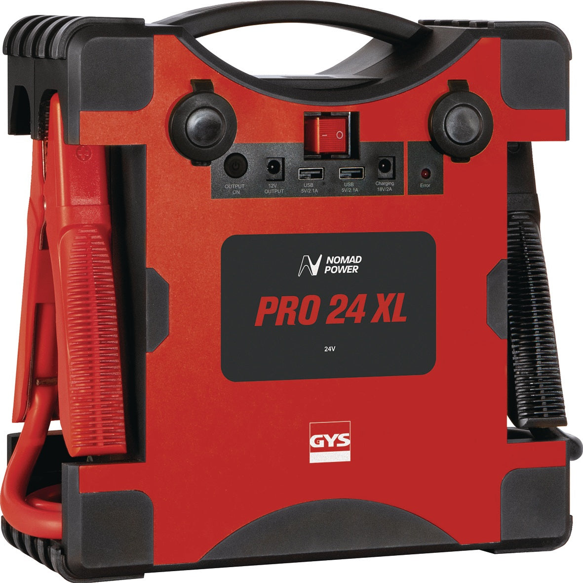 GYS NOMAD POWER PRO 24 XL Lithium Booster – 24 V, 1400 A Startstrom, Powerbank & LED-Leuchte