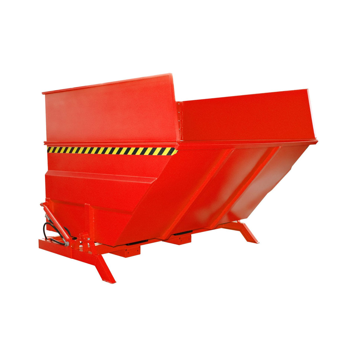 BAUER Südlohn Kippbehälter Typ BKC-H 500 RAL 3000 Feuerrot - Art.-Nr. 4456-06-0000-2