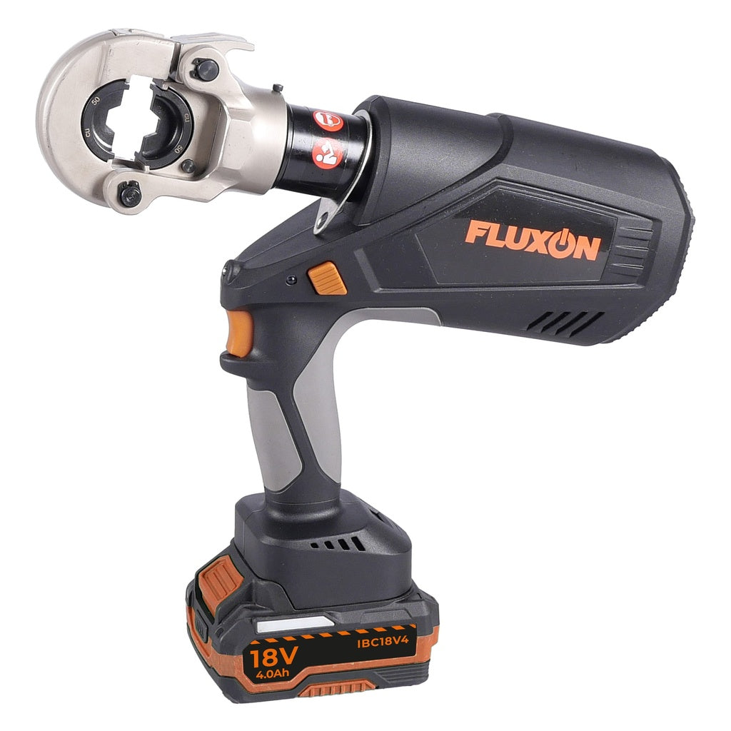Fluxon 18V Profi Akku Hydraulische Kabelquetschzange inkl. 2x – IQC300B2