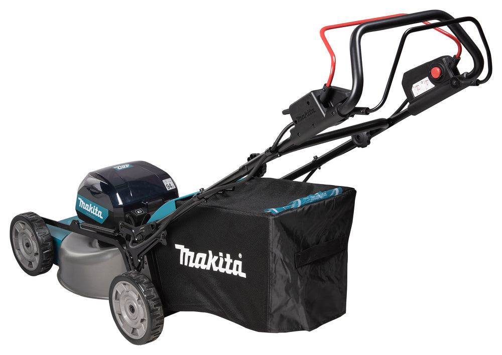 Makita Akku-Rasenmäher mit Radantrieb & Stahl-Mähdeck - LM001GT204