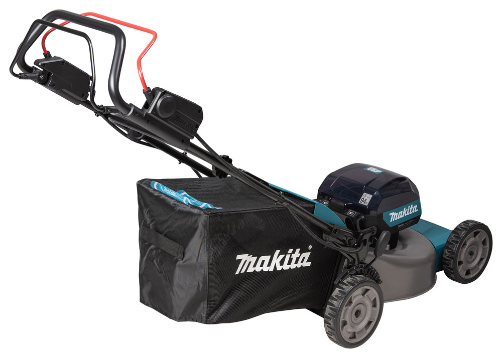Makita Akku-Rasenmäher mit Radantrieb & Stahl-Mähdeck - LM001GT204