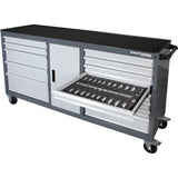 KRAFTWERK professional workshop tool cabinet with drawers and wheels for organized hand tool storage – heavy-duty tool trolley available at toprools.com