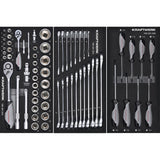 KRAFTWERK LT700 Werkstattwagen – 5 Schubladen 173-tlg. Made in Germany 7 Jahre Garantie BASIC LINE - KW-102.105.205