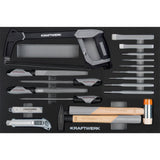 KRAFTWERK LT700 Werkstattwagen – 5 Schubladen 173-tlg. Made in Germany 7 Jahre Garantie BASIC LINE - KW-102.105.205