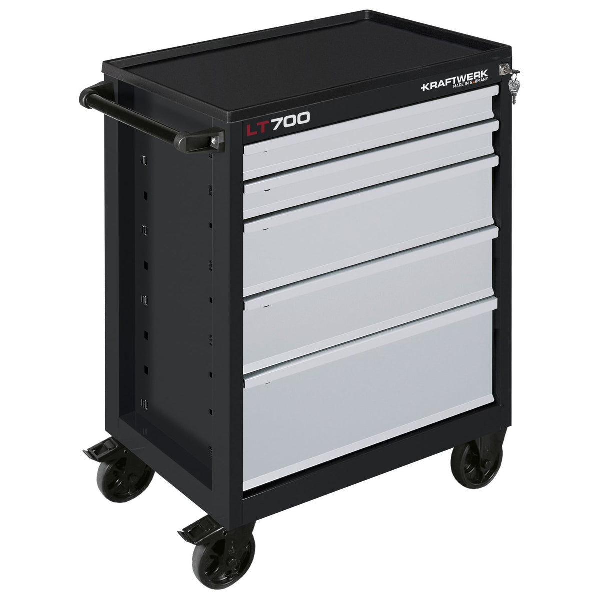 KRAFTWERK LT700 Werkstattwagen – 5 Schubladen 173-tlg. Made in Germany 7 Jahre Garantie BASIC LINE - KW-102.105.205