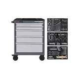 KRAFTWERK BT700 Werkstattwagen BASIC, 5 Schubladen, 173-tlg. – Made in Germany mit 7 Jahren Garantie - KW-102.115.101