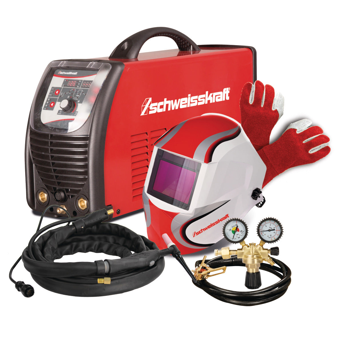 Schweisskraft CRAFT-TIG Tragbarer WIG AC/DC Inverter 201 AC/DC P PULSE Set - Art. 1074202SET