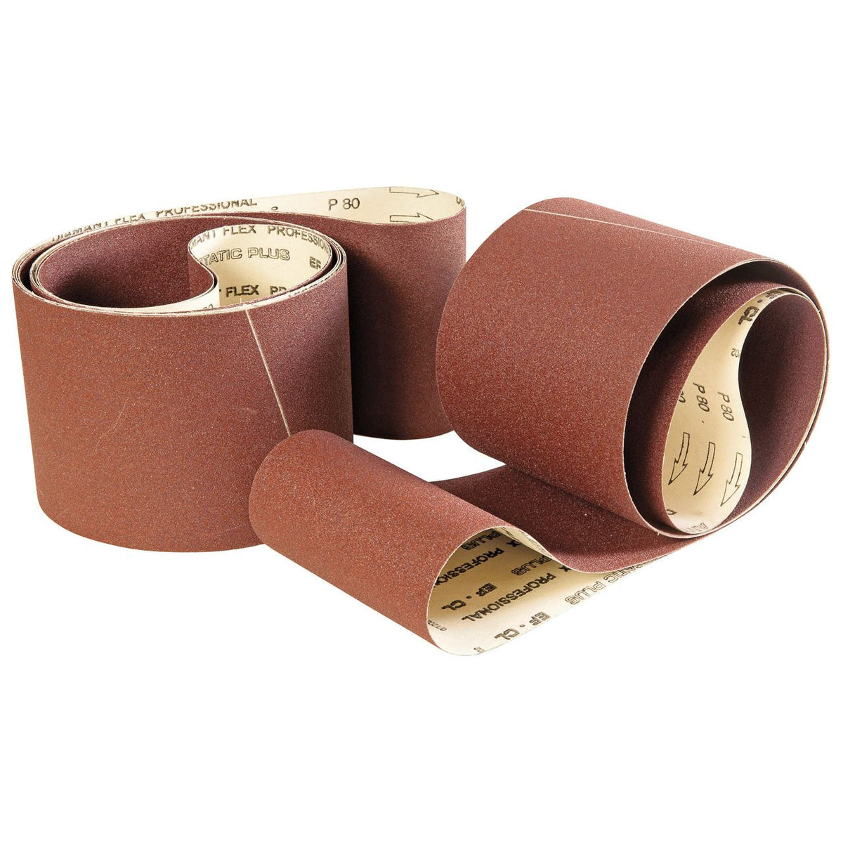 BERNARDO Schleifbänder für Holz – Modell Papierschleifband 2740 x 150 mm - K 180 (5 Stk.)