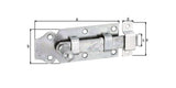 GAH Balkenwinkel L150x150 mm Stahl 5 mm galvanisch verzinkt – 20 Stück
