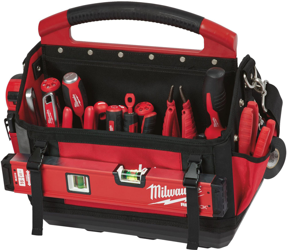 MILWAUKEE Werkzeugtasche PACKOUT Ballistic-Nylon 28 Fächer 320x250x300 mm
