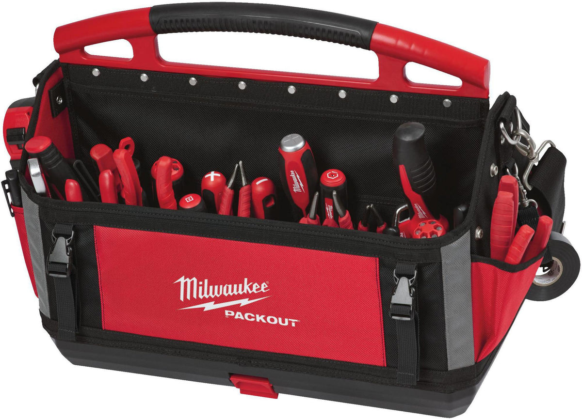 MILWAUKEE Werkzeugtasche PACKOUT Ballistic-Nylon 28 Fächer 320x250x300 mm