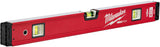 Wasserwaage REDSTICK Premium 120 cm MILWAUKEE – SHARPSITE Libelle, BACKBONE Metallblock