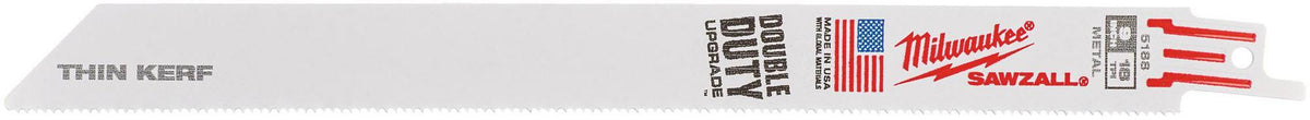 MILWAUKEE Säbelsägeblatt 150 mm Bi-Metall 1,4 mm Zahnteilung 50 Stück