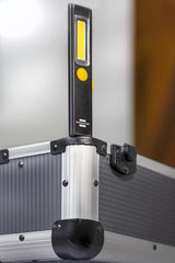 BRENNENSTUHL LED-Akkuhandleuchte PL 200 A – 200 lm, COB LED, Magnet & Clip
