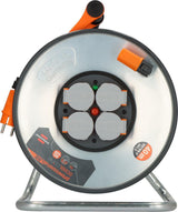 Brennenstuhl professionalLINE SteelCore Kabeltrommel 40m Gummi 4 Steckdosen IP44
