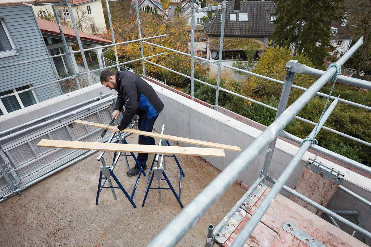 Arbeitsbock höhenverstellbar bis 1310 mm von BRENNENSTUHL – Stahlrohr