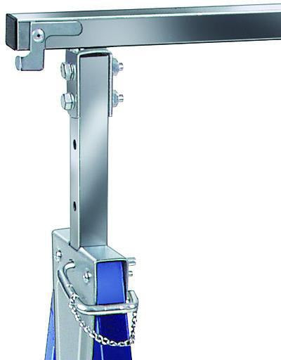 Arbeitsbock höhenverstellbar bis 1310 mm von BRENNENSTUHL – Stahlrohr