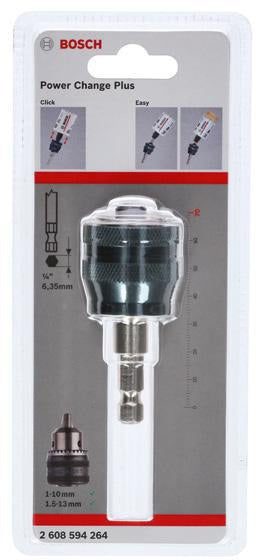 BOSCH Adapter EXPERT Power-Change Plus Hex 8,7 mm (3/8) für Lochsägen 16-210 mm