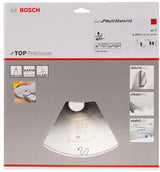 BOSCH Kreissägeblatt Top Precision Best for Multi Material 165 mm Z48 HLTCG für Tauch- und Handkreissägen
