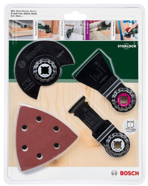 BOSCH GOP-Zubehör Universalset 13-teilig für Holz und Metall mit Starlock Aufnahme