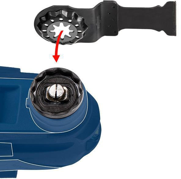 BOSCH Tauchsägeblatt AII 65 APC Starlock, 65 mm, Eintauchtiefe 40 mm, 5er Pack