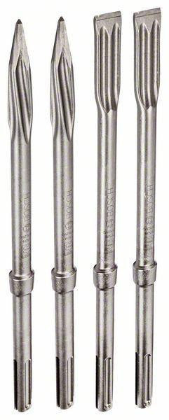 BOSCH Meißel-Set 4-teilig 400 mm SDS-Max mit RTec Speed und Sharp