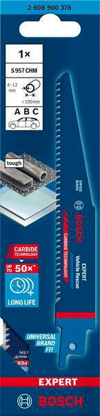 Bosch Expert Automotive Steel Säbelsägeblatt S957CHM 150 mm, TPI 8, für Automobilstahl