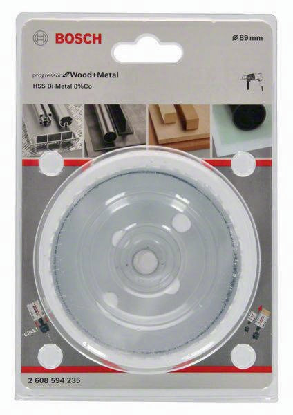 Bosch Lochsäge HSS-Co8 102 mm BIM Progressor for Wood and Metal Power Change Plus