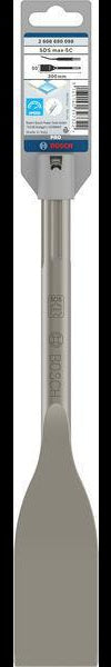 BOSCH SDS-max Fliesenmeißel 300 mm x 50 mm – Flache Ausführung mit angewinkelter Schneide