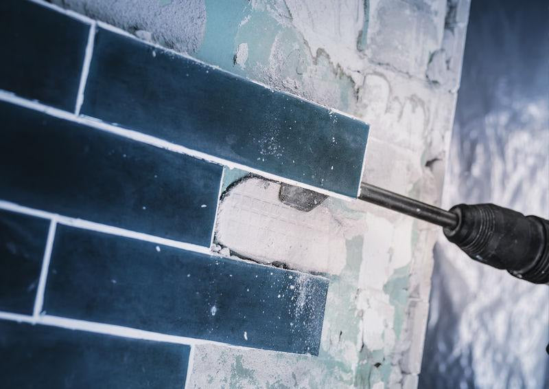 BOSCH Fliesenmeißel SDS-max 300 mm x 80 mm – Schlagwerkzeug für Wand- und Bodenfliesen