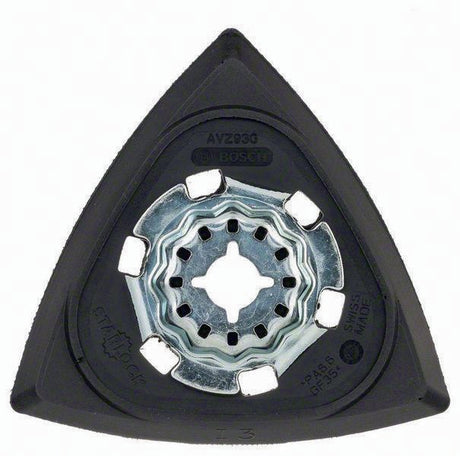 BOSCH Schleifplatte AVZ 93 G Dreieck Starlock – Mikro-Klett für schnellen Schleifblattwechsel