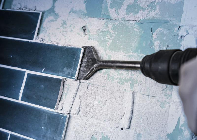 BOSCH Fliesenmeißel SDS-max 300 mm x 80 mm – Schlagwerkzeug für Wand- und Bodenfliesen