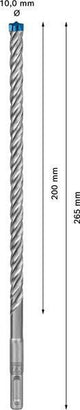 BOSCH Hammerbohrer Expert SDS-7X Ø18 mm, Arbeitslänge 200 mm, SDS-plus