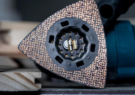 BOSCH EXPERT Sanding Plate AVZ 90 RT6 Starlock – Schleifplatte für Ecken und Kanten, Körnung 60